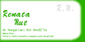 renata mut business card